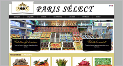 Desktop Screenshot of paris-select.com